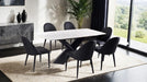 Lenvik 7 Pc Dining Table Set White - LATIN HOME FURNITURE - (POMONA,CA)