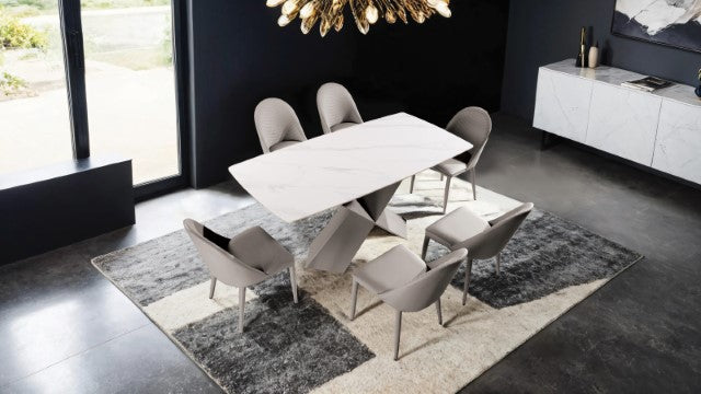Lenvik 7 Pc Dining Table Set - LATIN HOME FURNITURE - (POMONA,CA)