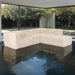 Nappi L-Sectional (Compressed Foam) - LATIN HOME FURNITURE - (POMONA,CA)