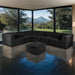 Nappi Large L-Sectional w/ Ottoman (Compressed Foam) - LATIN HOME FURNITURE - (POMONA,CA)