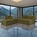 Nappi L-Sectional (Compressed Foam) - LATIN HOME FURNITURE - (POMONA,CA)