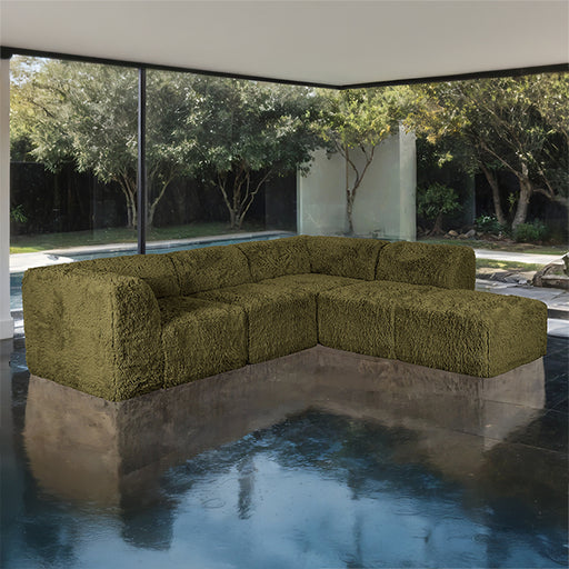 Nappi L-Sectional (Compressed Foam) - LATIN HOME FURNITURE - (POMONA,CA)
