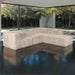 Nappi L-Sectional (Compressed Foam) - LATIN HOME FURNITURE - (POMONA,CA)
