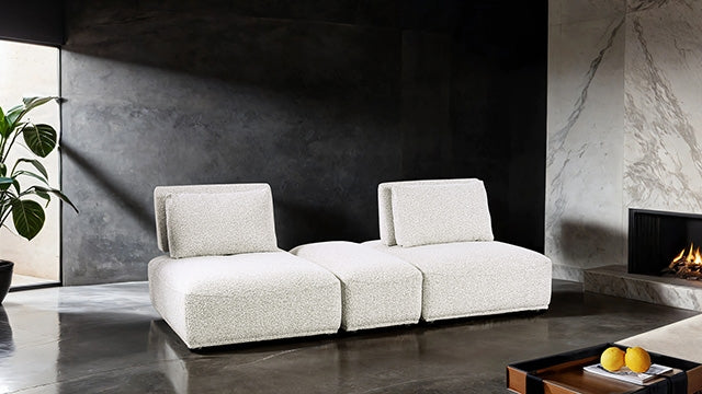 Stavanger 2-Seater w/ Rect Ottoman - LATIN HOME FURNITURE - (POMONA,CA)