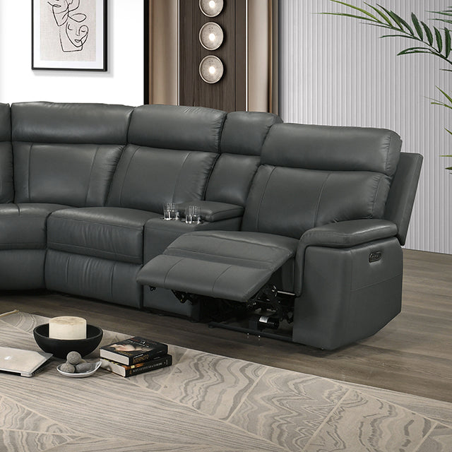 Oliverus Power Sectional - LATIN HOME FURNITURE - (POMONA,CA)