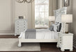 Promenade E.King & Queen Bed Brown & White - LATIN HOME FURNITURE - (POMONA,CA)
