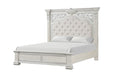 Promenade E.King & Queen Bed Brown & White - LATIN HOME FURNITURE - (POMONA,CA)