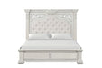 Promenade E.King & Queen Bed Brown & White - LATIN HOME FURNITURE - (POMONA,CA)