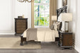 Promenade Bed Dark Brown & White - LATIN HOME FURNITURE - (POMONA,CA)