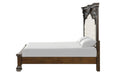Promenade Bed Dark Brown & White - LATIN HOME FURNITURE - (POMONA,CA)
