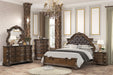 Leovanni 4 Pc Queen Bedroom Set Brown - LATIN HOME FURNITURE - (POMONA,CA)