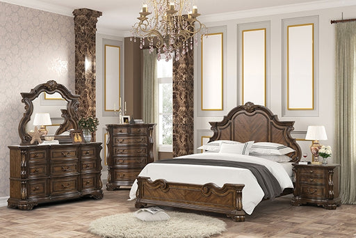 Leovanni 4 Pc Queen Bedroom Set - LATIN HOME FURNITURE - (POMONA,CA)