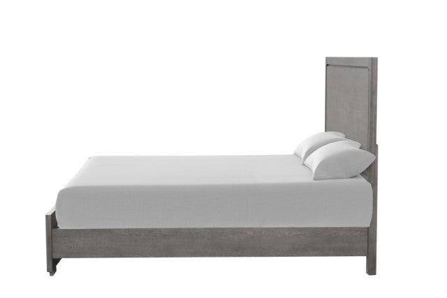 Crowthorne E.King & Queen Bed Grey & White - LATIN HOME FURNITURE - (POMONA,CA)