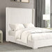 Cadwell E.King, Queen, & Full Bed White, Gray, & Black - LATIN HOME FURNITURE - (POMONA,CA)