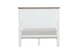 Pinetop 4 & 5 Piece Twin Bedroom Set White & Blue - LATIN HOME FURNITURE - (POMONA,CA)