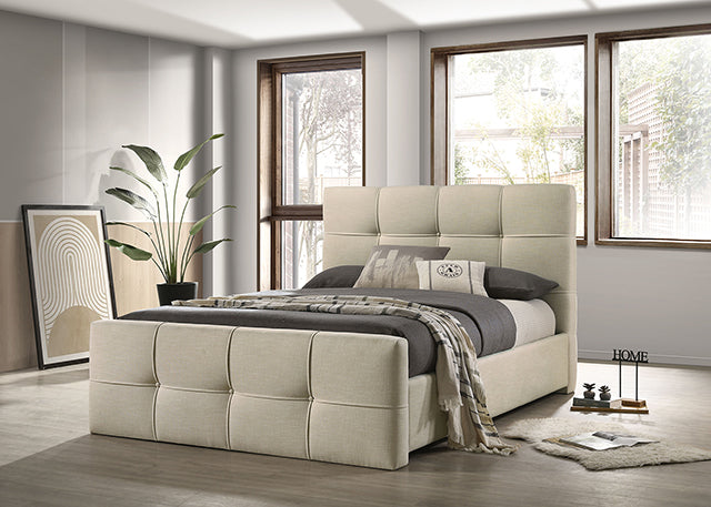 Merced Queen Bed - LATIN HOME FURNITURE - (POMONA,CA)