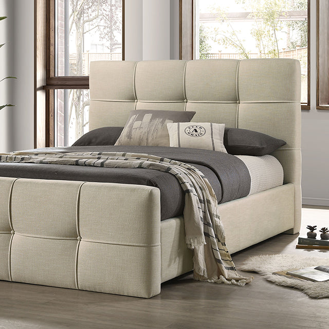Merced Queen Bed - LATIN HOME FURNITURE - (POMONA,CA)