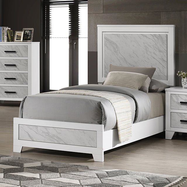 Darlene Twin Bed - LATIN HOME FURNITURE - (POMONA,CA)