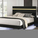 Lillestrom E.King, Queen, Full, & Full Bed Black & White - LATIN HOME FURNITURE - (POMONA,CA)