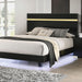 Lillestrom E.King, Queen, Full, & Full Bed Black & White - LATIN HOME FURNITURE - (POMONA,CA)