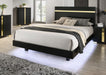 Lillestrom E.King, Queen, Full, & Full Bed Black & White - LATIN HOME FURNITURE - (POMONA,CA)