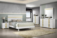 Lillestrom E.King, Queen, Full, & Full Bed Black & White - LATIN HOME FURNITURE - (POMONA,CA)