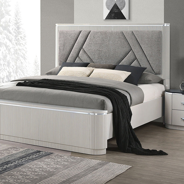 Aldgate Queen & E.King Bed - LATIN HOME FURNITURE - (POMONA,CA)