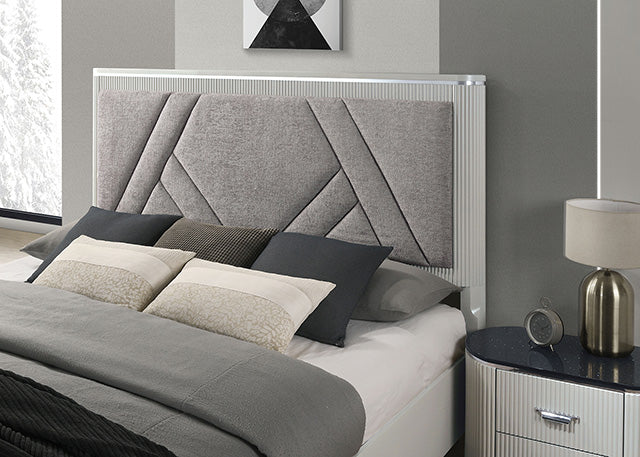 Aldgate Queen & E.King Bed - LATIN HOME FURNITURE - (POMONA,CA)