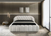 Newquay E.King & Queen Bed White, Grey, & Black - LATIN HOME FURNITURE - (POMONA,CA)