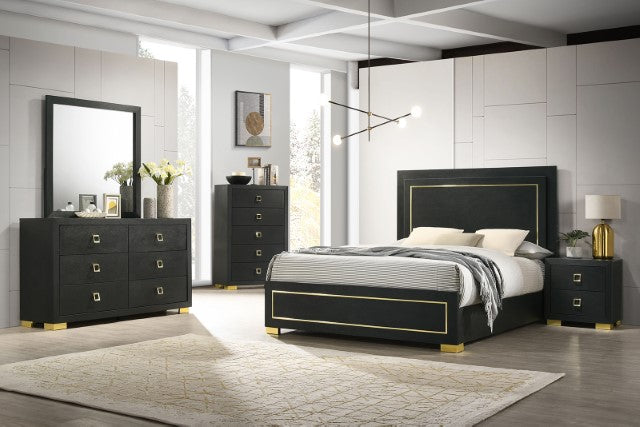 Latimer E.King, Full, & Queen Bed - LATIN HOME FURNITURE - (POMONA,CA)