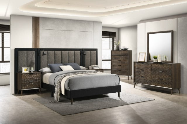 Chalfont E.King & Queen Bed - LATIN HOME FURNITURE - (POMONA,CA)