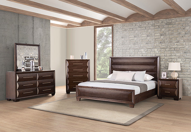 Hinwitz E.King & Queen Bed - LATIN HOME FURNITURE - (POMONA,CA)