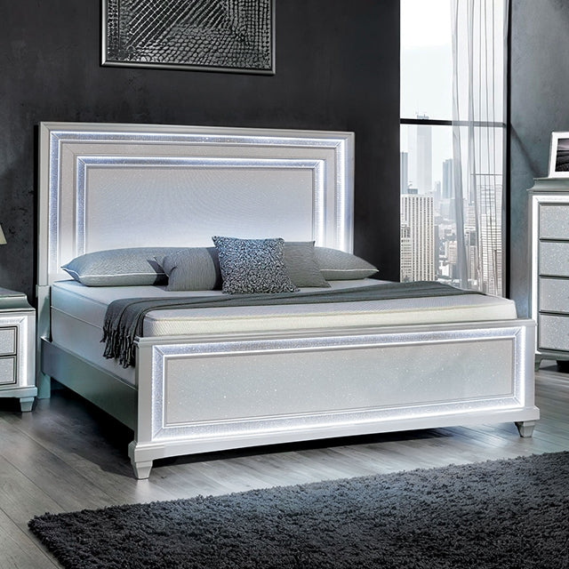 Galea E.King Bed - LATIN HOME FURNITURE - (POMONA,CA)