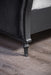 Melodi Parc E.King & Queen Bed Black & Silver - LATIN HOME FURNITURE - (POMONA,CA)