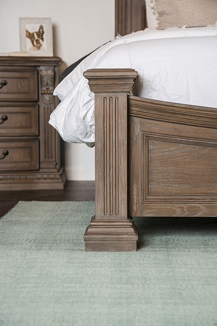 Seven Oaks E.King & Queen Bed - LATIN HOME FURNITURE - (POMONA,CA)