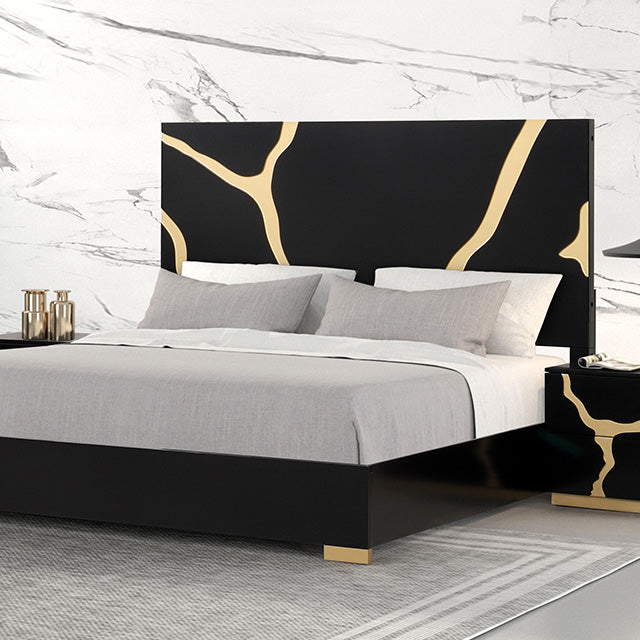 Goldsberg Queen Bedroom Set - LATIN HOME FURNITURE - (POMONA,CA)