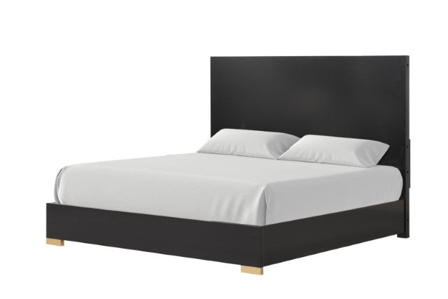 Goldsberg E.King & Queen Bed Grey & Pink - LATIN HOME FURNITURE - (POMONA,CA)