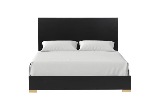 Goldsberg E.King & Queen Bed Grey & Pink - LATIN HOME FURNITURE - (POMONA,CA)