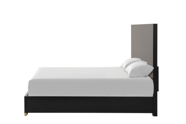 Goldsberg E.King & Queen Bed Grey & Pink - LATIN HOME FURNITURE - (POMONA,CA)
