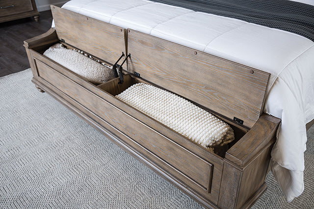 Philomath E.King & Queen Bed - LATIN HOME FURNITURE - (POMONA,CA)