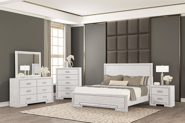 Basilone Queen Bedroom Set - LATIN HOME FURNITURE - (POMONA,CA)