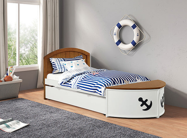 Poseidon Twin Captain Bed - LATIN HOME FURNITURE - (POMONA,CA)