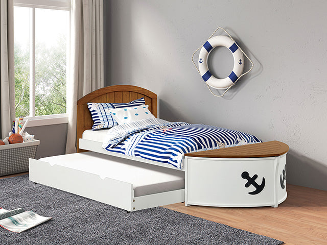 Poseidon Twin Captain Bed - LATIN HOME FURNITURE - (POMONA,CA)