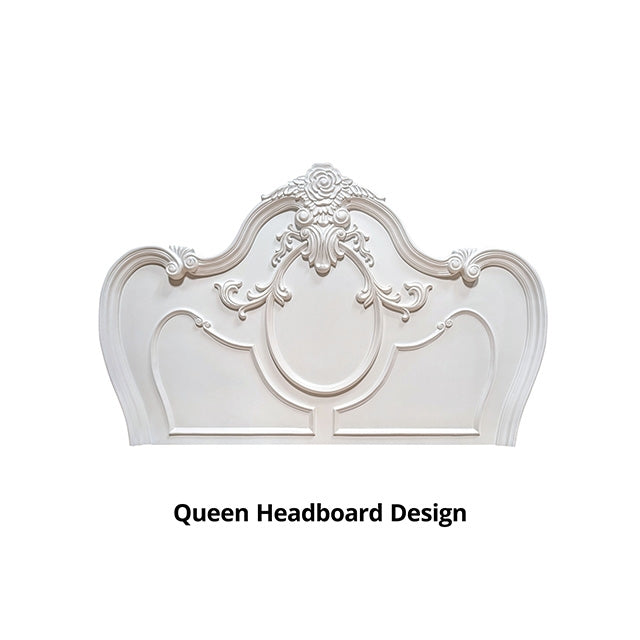 Roselli Bed Chrome & White