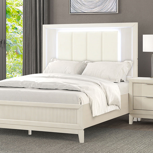 Isadore E.King & Queen Bed - LATIN HOME FURNITURE - (POMONA,CA)