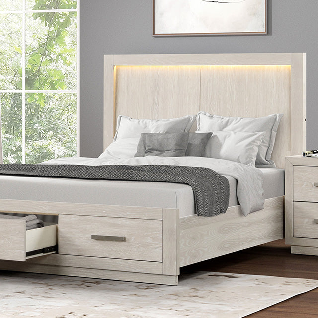 Wellingborough E.King & Queen Bed - LATIN HOME FURNITURE - (POMONA,CA)