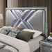 Emmeline 4 & 5 Piece Queen Bedroom Set Gray & White - LATIN HOME FURNITURE - (POMONA,CA)