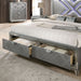 Emmeline 4 & 5 Piece Queen Bedroom Set Gray & White - LATIN HOME FURNITURE - (POMONA,CA)