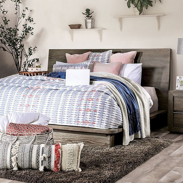 Pickstown Cal.King, & Queen Bed - LATIN HOME FURNITURE - (POMONA,CA)