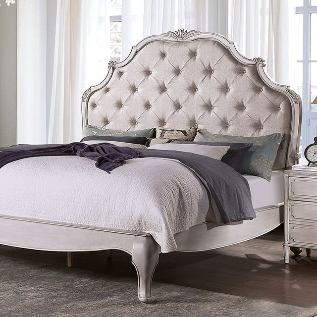 Esther Queen Bed - LATIN HOME FURNITURE - (POMONA,CA)